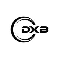 dxb Brief Logo Design, Inspiration zum ein einzigartig Identität. modern Eleganz und kreativ Design. Wasserzeichen Ihre Erfolg mit das auffällig diese Logo. vektor