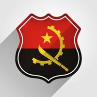 Angola Flagge Straße Zeichen Illustration vektor