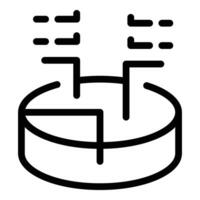 der Verkehr Infrastruktur Verwaltung Diagramm Symbol Gliederung Vektor. Daten Transport Netzwerk vektor