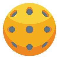 pickleball boll ikon isometrisk vektor. spel aktivitet sport vektor