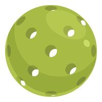 grön kalk boll ikon tecknad serie vektor. sport spel vektor