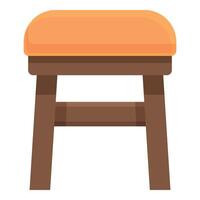 rygglösa mjuk stol ikon tecknad serie vektor. utställningslokal försäljning vektor