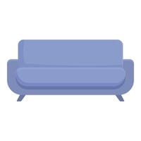 elegant Blau Sofa Symbol Karikatur Vektor. Rabatt online Kabinett vektor