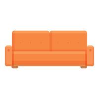 färsk orange soffa ikon tecknad serie vektor. ny design rabatt vektor