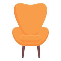 modern Sessel Symbol Karikatur Vektor. Verkauf Möbel Geschäft vektor