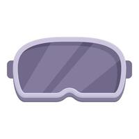 arktisk skydd glasögon ikon tecknad serie vektor. is Pol utforskning vektor