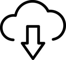 Wolke Symbol Symbol Vektor Bild. Illustration von das Hosting Lager Design Bild