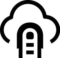 Wolke Symbol Symbol Vektor Bild. Illustration von das Hosting Lager Design Bild