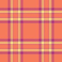 bakgrund mönster pläd av tartan sömlös textil- med en tyg textur kolla upp vektor. vektor