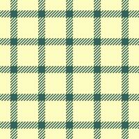 Faden Tartan Plaid Textur, Kunde Textil- nahtlos überprüfen. Produktion Muster Vektor Hintergrund Stoff im Licht und blaugrün Farben.