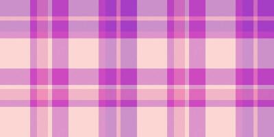 ull tartan textil- pläd, valentine bakgrund sömlös kolla upp. varumärke mönster vektor textur tyg i ljus och magenta färger.