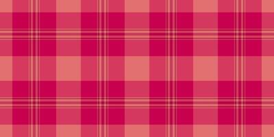 werfen Hintergrund Tartan Vektor, Hut Textur nahtlos überprüfen. Antiquität Stoff Textil- Muster Plaid im rot und Rosa Farben. vektor