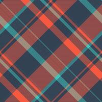 Vektor nahtlos Stoff von prüfen Textil- Tartan mit ein Muster Plaid Hintergrund Textur.