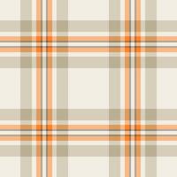 prüfen Muster nahtlos von Textil- Plaid Vektor mit ein Tartan Textur Stoff Hintergrund.