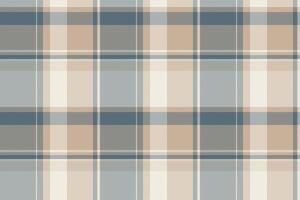 prüfen Stoff Hintergrund von Plaid Muster Textur mit ein nahtlos Tartan Vektor Textil.