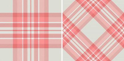 Vektor prüfen Textur von Plaid nahtlos Muster mit ein Stoff Textil- Tartan Hintergrund.