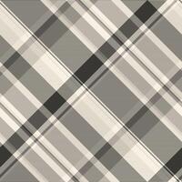 Stoff nahtlos Vektor von Muster Textur prüfen mit ein Tartan Plaid Hintergrund Textil.