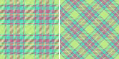 tyg tartan bakgrund av pläd sömlös kolla upp med en vektor mönster textil- textur. uppsättning i årgång färger för bäst byxor och professionell se.