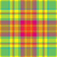 Tartan nahtlos Textil- von Vektor Textur Plaid mit ein Muster Stoff Hintergrund überprüfen.