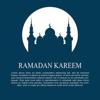 Ramadan Sozial Medien Post Vorlage Design , elegant Platz Startseite mit arabisch Ornament vektor