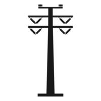 elektrisch Pole Symbol Vektor