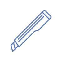 Cutter Messer Schreibwaren Symbol Vektor Vorlage Illustration Design