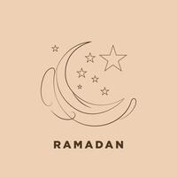 ramadan mubarak, ramadan kareem, härlig stunder vektor