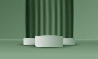 Vektor abstrakt Grün modern Bühne Design auf Hintergrund