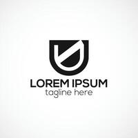 modern u brev abstrakt logotyp design begrepp isolerat vektor mall illustration