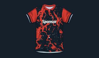 modern t skjorta jersey design lämplig för sporter, tävlings, fotboll, gaming och e sporter vektor