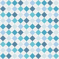 schön geometrisch nahtlos Muster Vektor. Blau Ton Quadrate mit grau Streifen auf Weiß Hintergrund. kariert Stoff. Design zum Stoff, Textil, Shirt, Rock, Kleid, Tischdecke, Bettdecke, Schal vektor