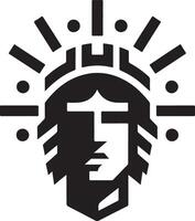 minimal kung varumärke logotyp begrepp, svart Färg silhuett, vit bakgrund 9 vektor