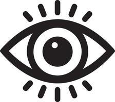 minimal öga vård logotyp vektor ikon, platt symbol, svart Färg silhuett, vit bakgrund 14