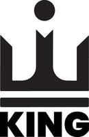 minimal kung varumärke logotyp begrepp, svart Färg silhuett, vit bakgrund 14 vektor
