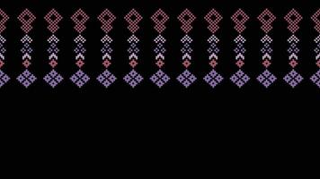 traditionell ethnisch Motive Ikat geometrisch Stoff Muster Kreuz Stich.ikat Stickerei ethnisch orientalisch Pixel schwarz Hintergrund.abstrakt, Vektor, Illustration. Textur, Schal, Dekoration, Tapete. vektor