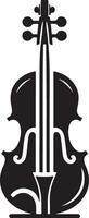 Violine Vektor Kunst Symbol, Clip Art, Symbol, Silhouette 14