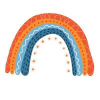 süß Regenbogen Clip Art. Kinder- Illustration. vektor