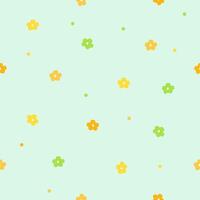 nahtlos Frühling Blumen Muster Textur Hintergrund vektor