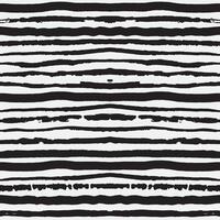 vektor sömlös mönster med grunge horisontell Ränder. svart och vit bakgrund. grunge textur med borsta slag. mönster för tyg, tapet, gräns, omslag papper.