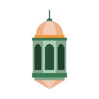 Ramadan Lampe eben bunt Stil. alt Osten Urlaub Lampe Vektor Illustration.