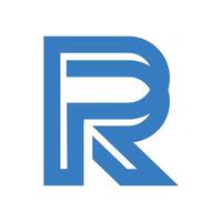 Buchstabe r Logo vektor