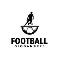 fotboll sport logotyp design mall vektor