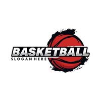 Basketball Sport Logo Design Vorlage vektor