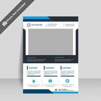 företags- företag flygblad design digital marknadsföring byrå premie vektor