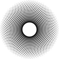mönster av prickad cirkel isolerat på vit bakgrund vektor illustration