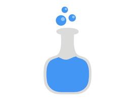 Glas mit Blau Wasser Illustration vektor