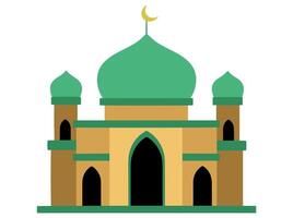 islamisch Moschee zum idul adha Hintergrund vektor
