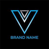 v, vi första logotyp design vektor