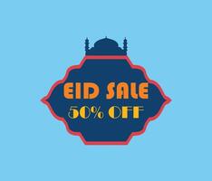 eid Angebot Verkauf Banner Design Vektor Vorlage