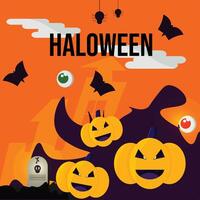 Party haloween Hintergrund Vektor Illustration